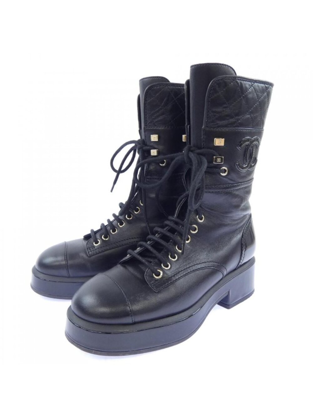 Chanel Lace UP Boots - Picture 3 of 7